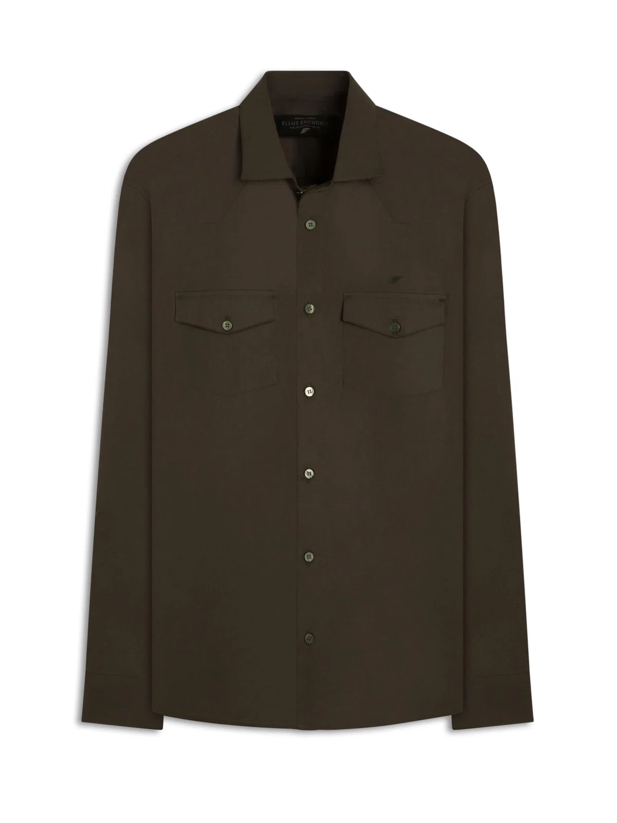 Camisa Tricoline Slim West Grafite