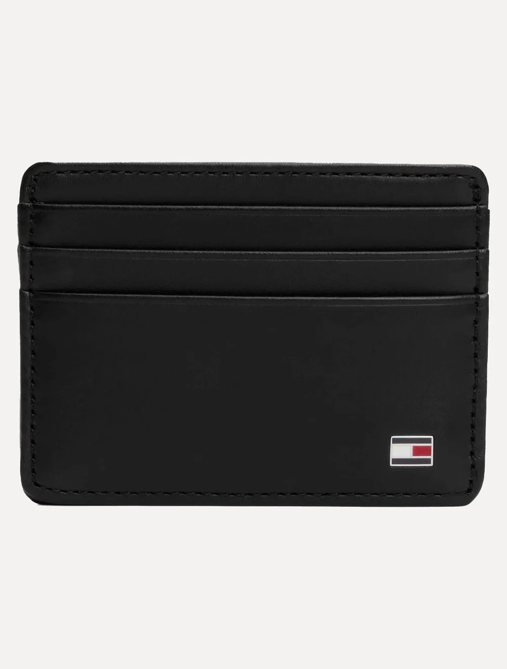 Carteira Tommy Hilfiger Masculina Porta Cartão Couro Eton CC Holder Preta