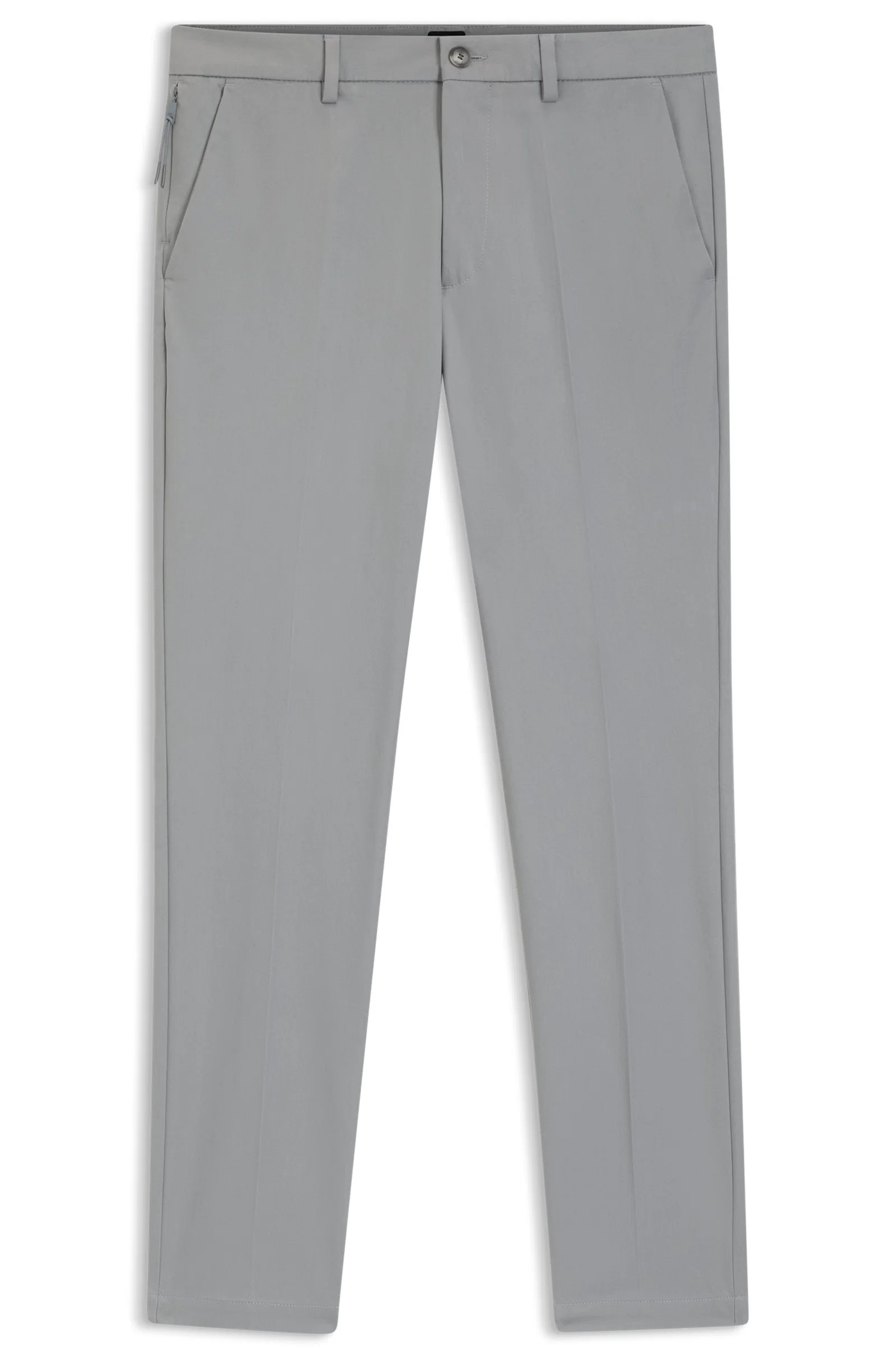 Calça Slim Fit Em Mistura De Algodão Com Elastano