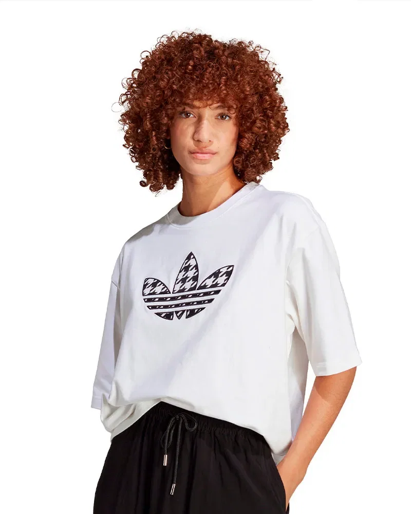 Camiseta Adidas Houndstooth Originals Feminina — imagem 1
