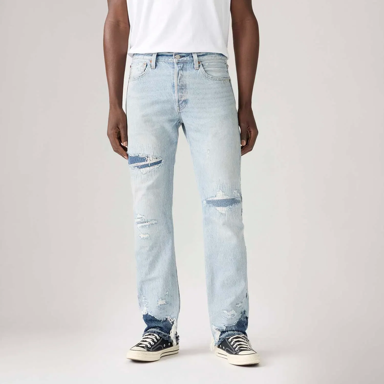 Calça Jeans Levi's® 501® Original Lavagem Clara — imagem 1