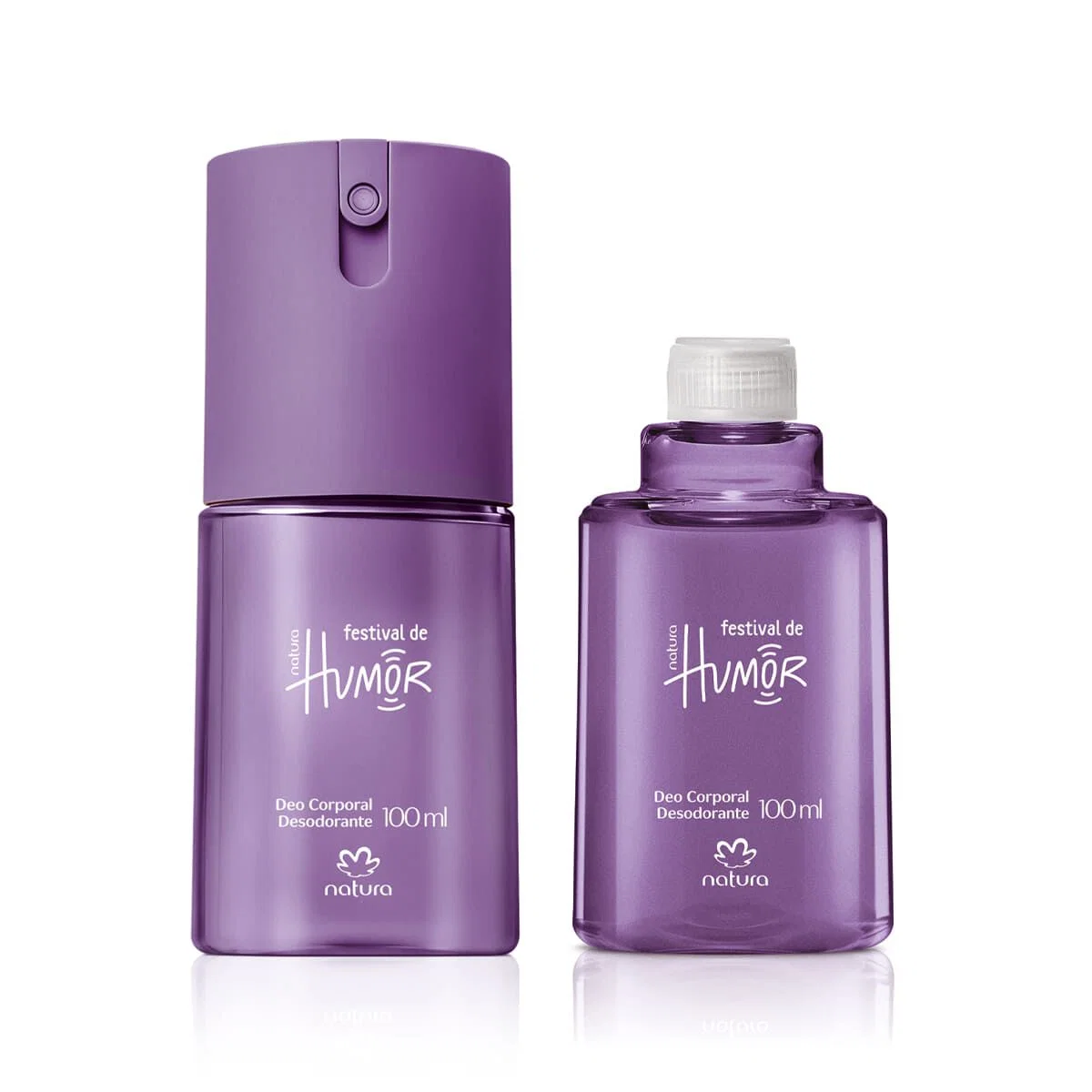 Kit Desodorante Corporal Festival de Humor Feminino com Refil — imagem 1