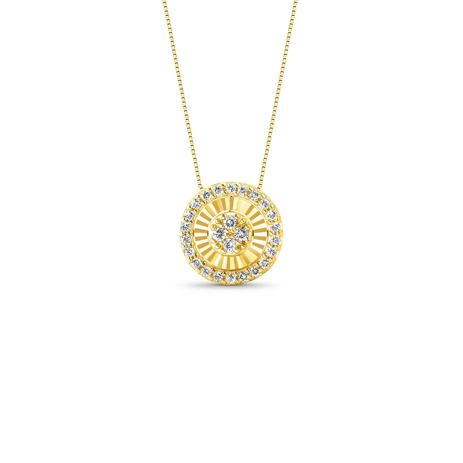 Pingente Lumina II em Ouro Amarelo 18k com Diamantes 0,15 ct — imagem 1