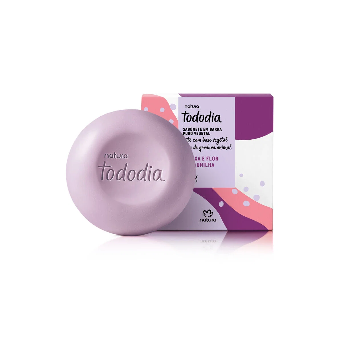 Natura Tododia Sabonete em Barra Ameixa e Flor de Baunilha 90g