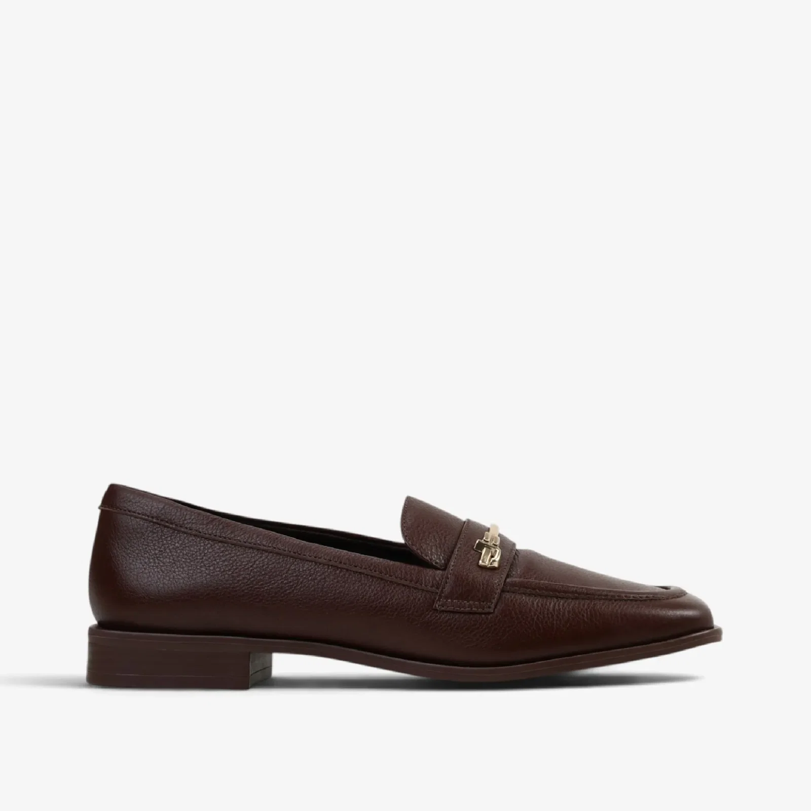Loafer Marrom Café Couro