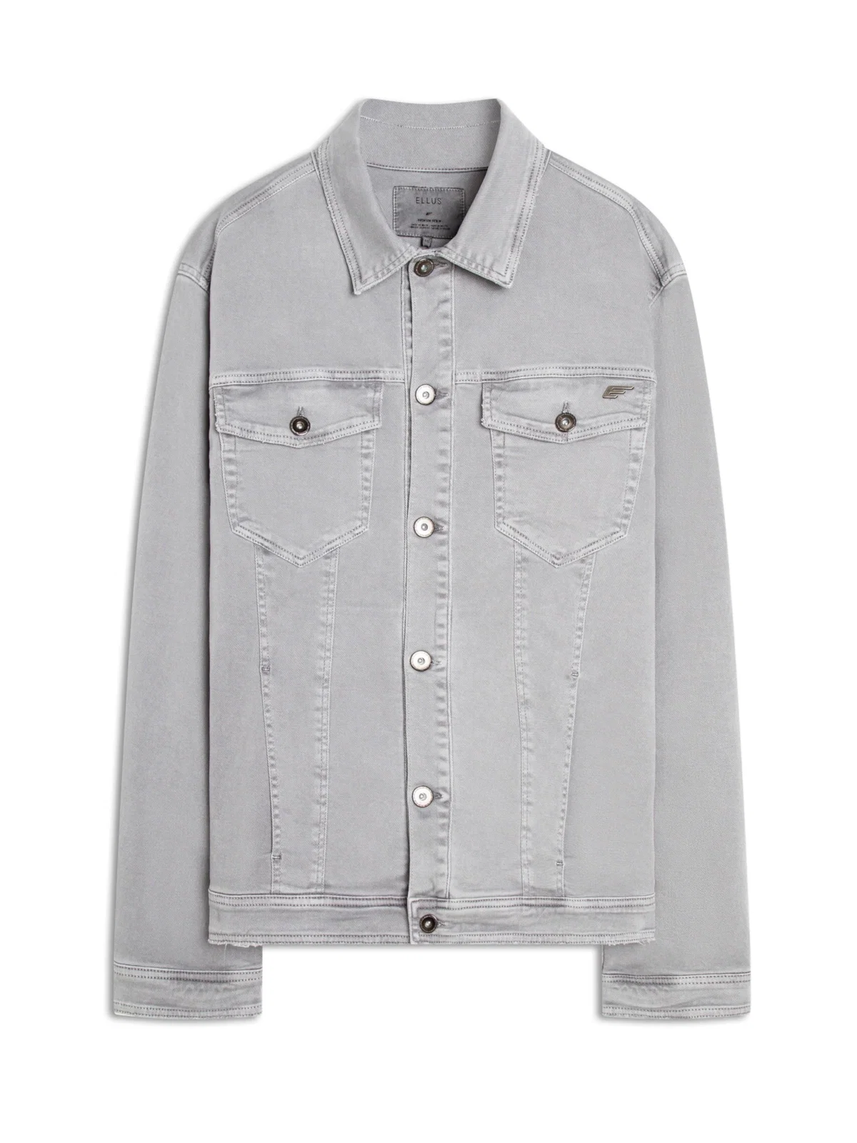 Jaqueta Vintage Denim Color Cinza