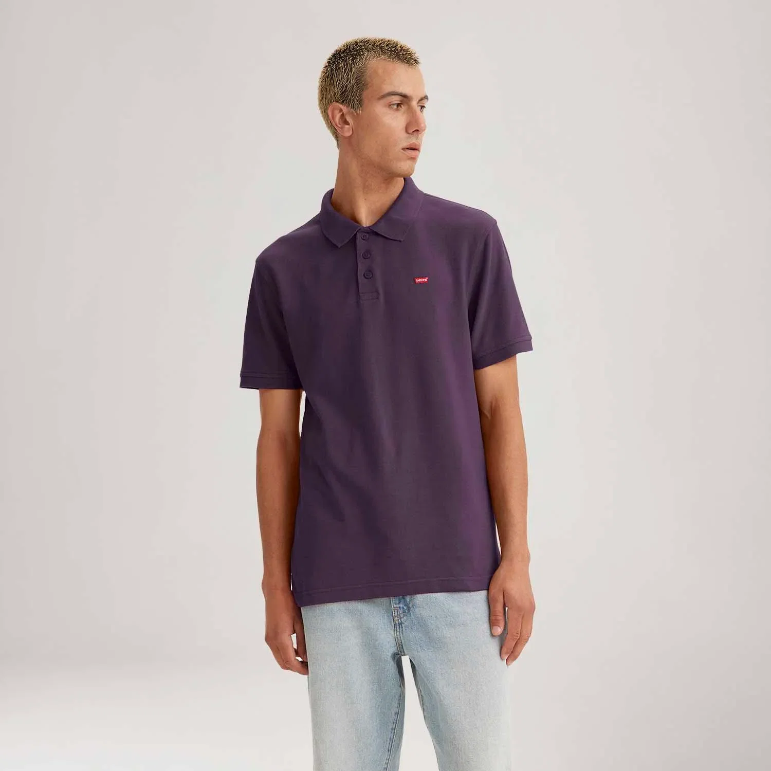 Camisa Polo Levi's® HM Roxa Manga Curta — imagem 1