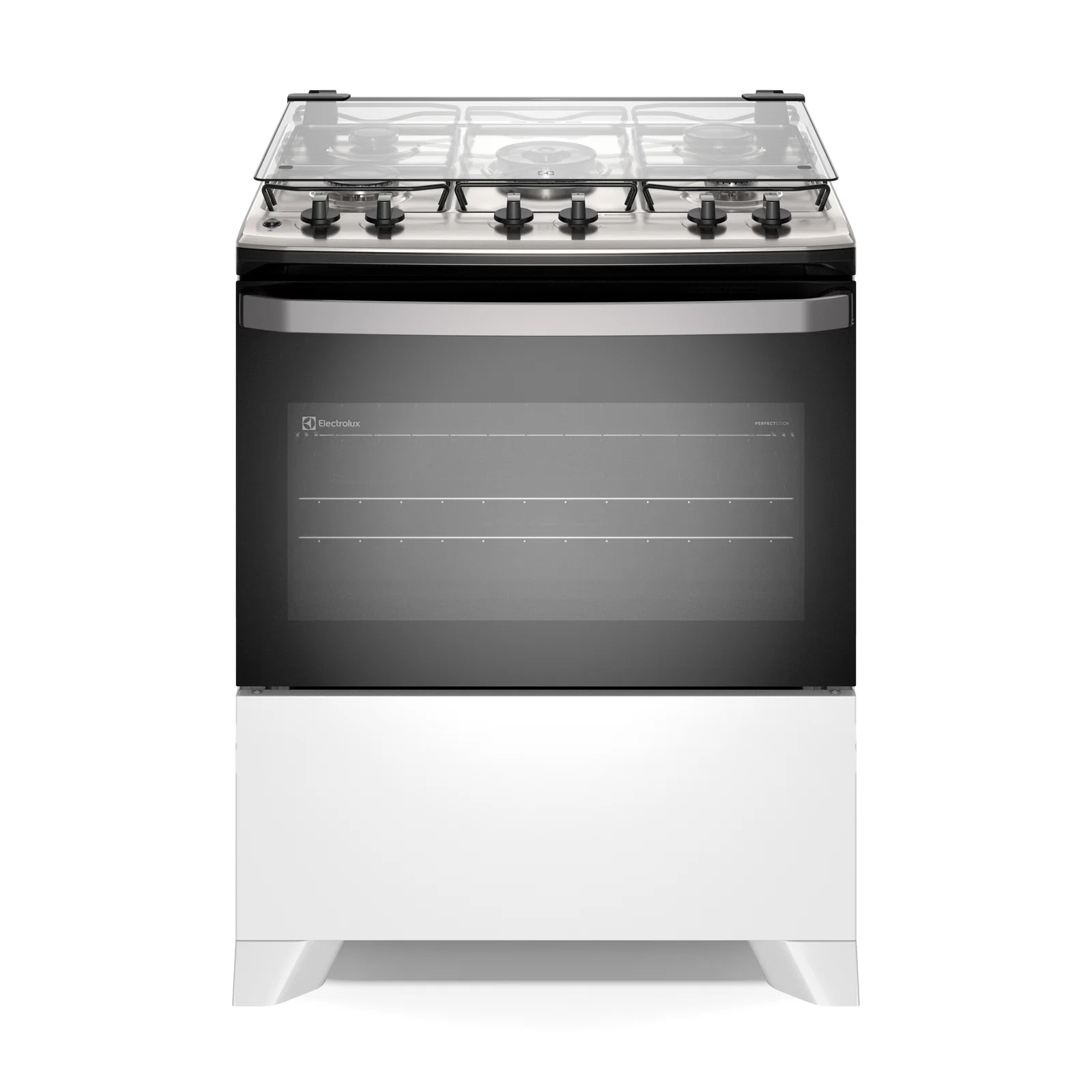 Fogão 5 bocas Electrolux Branco Efficient Mesa Inox, PerfectCook e VaporBake® (FE5IW) — imagem 1
