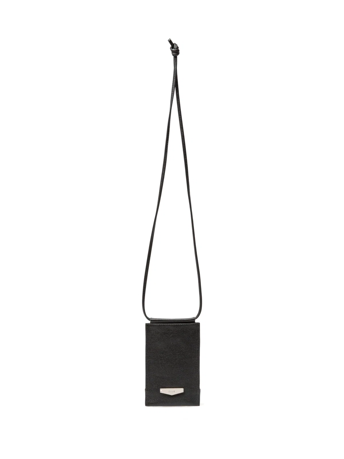 Bolsa Pouch Basic Leather Ellus Preto