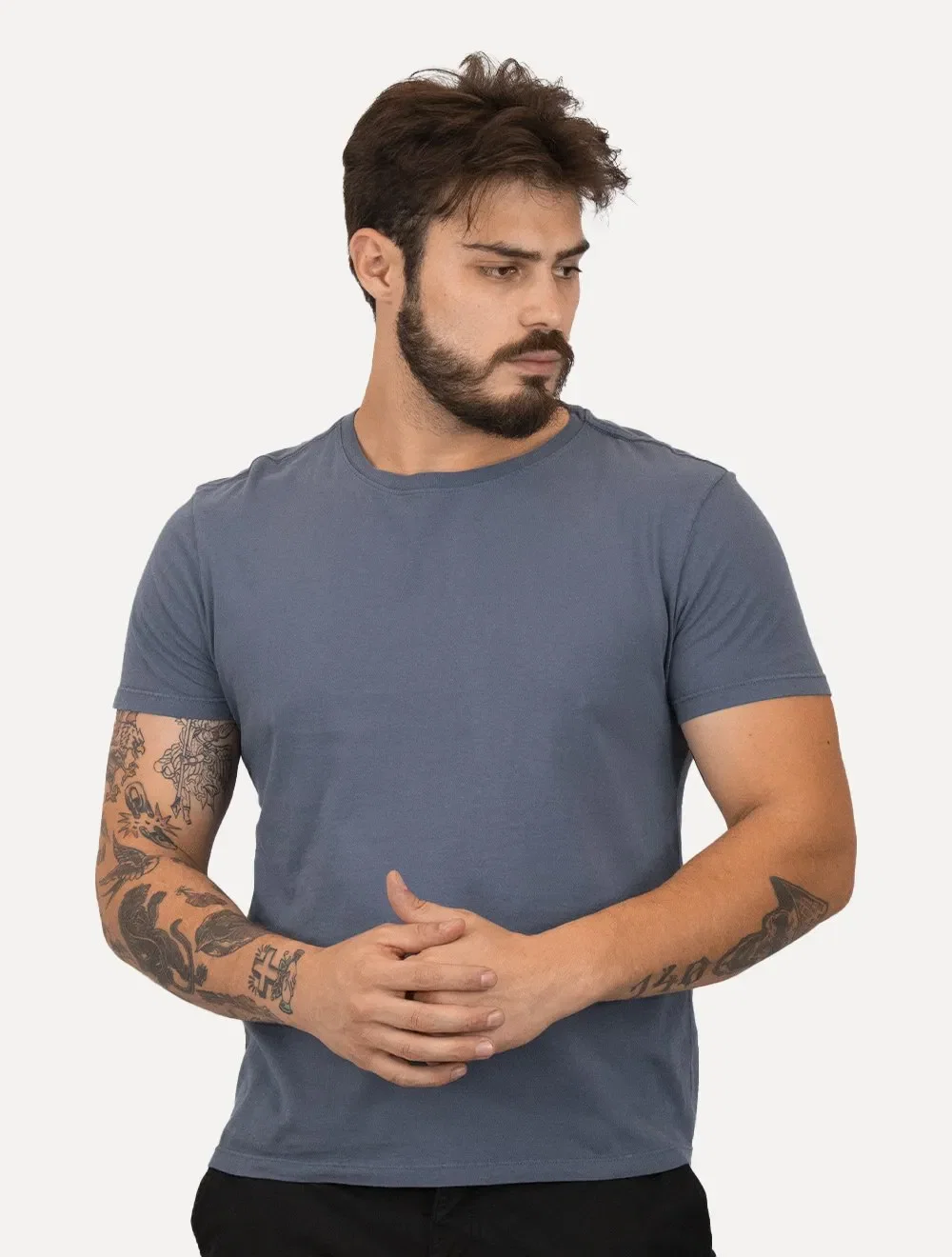 Camiseta Reserva Masculina Lisa Back Woodpecker Azul Marinho