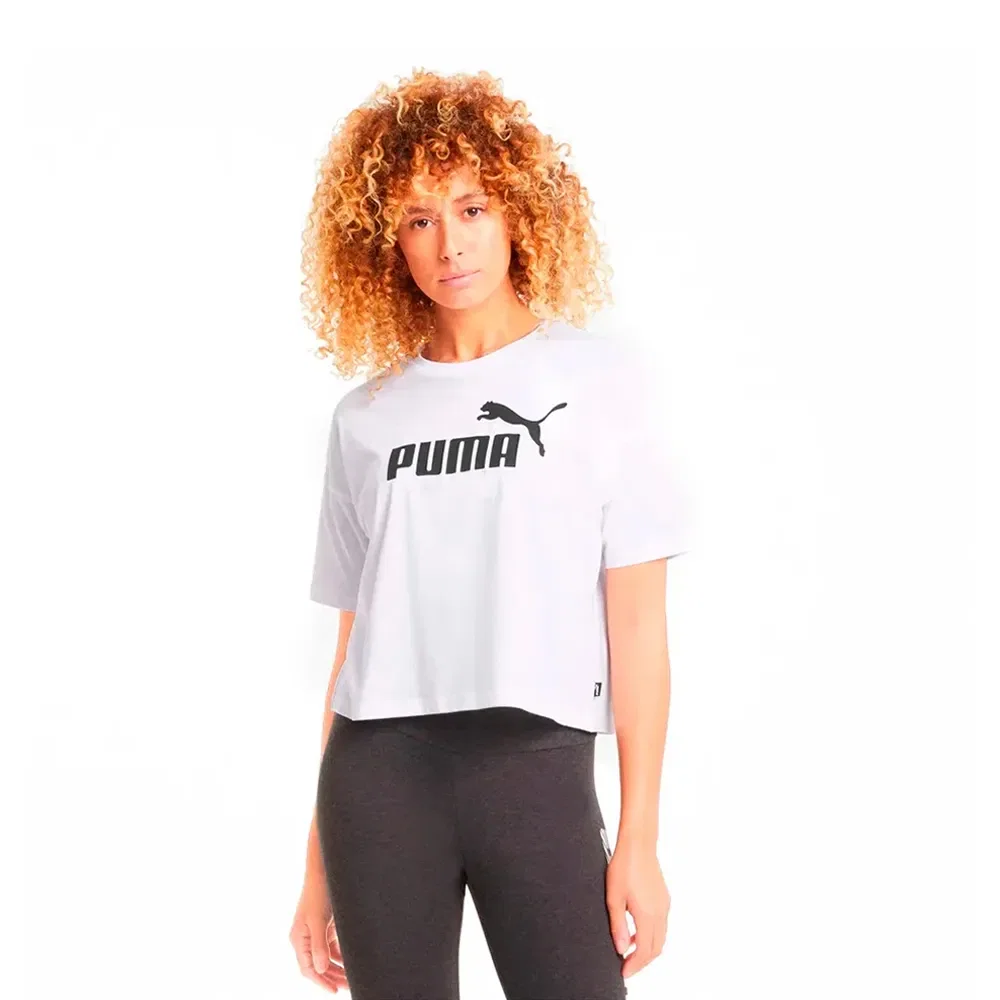 Cropped Puma Ess Logo Feminino