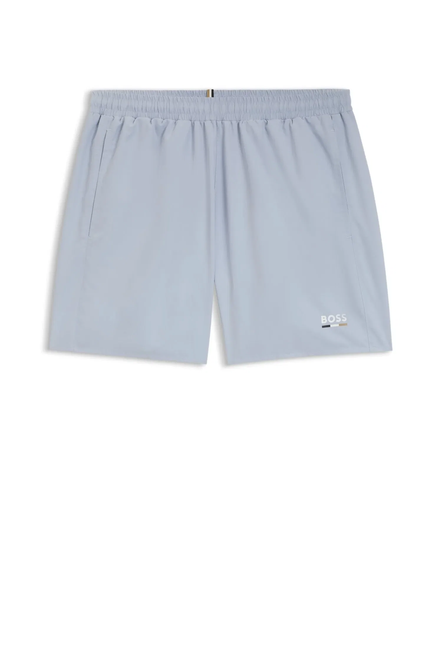 Shorts De Banho Com Estampa De Logo — imagem 1
