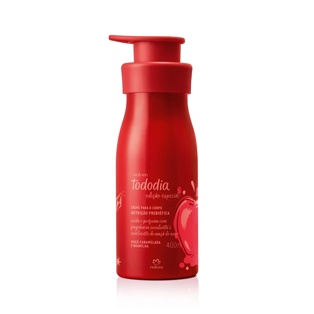 Creme Desodorante Nutritivo para o Corpo Tododia Maçã Caramelada e Baunilha 400 ml