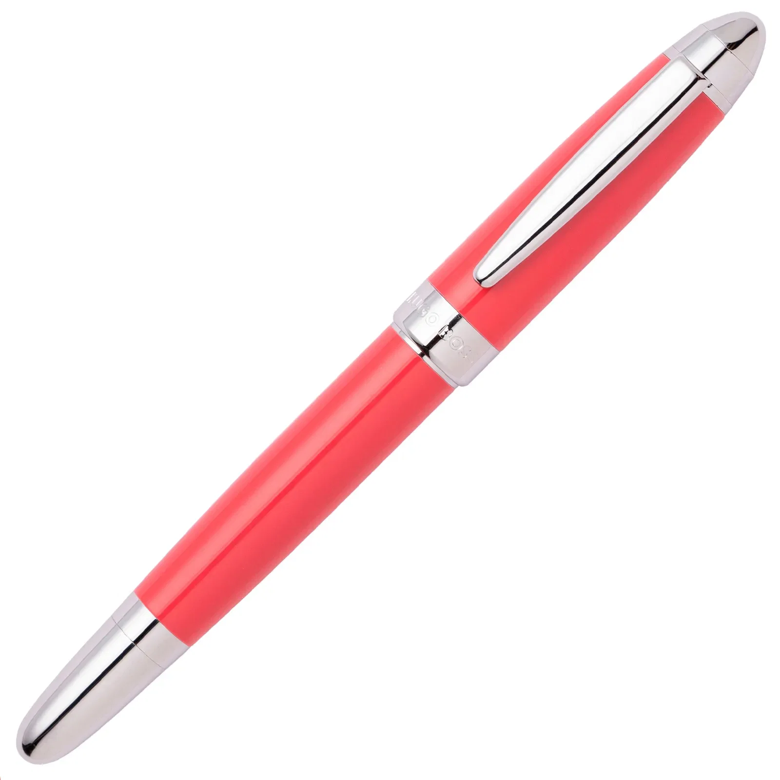 Caneta Hugo Boss Aço Coral / prata Hsn0015p — imagem 1