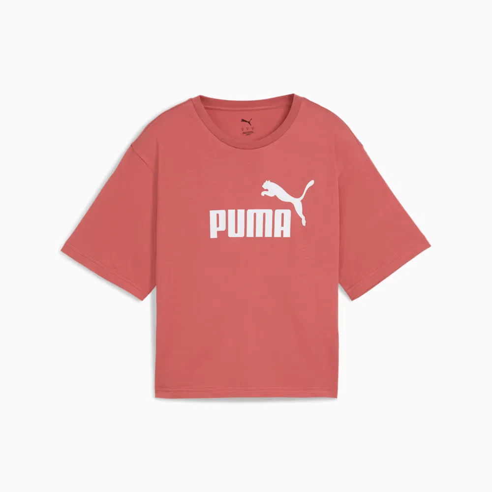 Camiseta Cropped ESS No. 1 Logo Relaxed Feminina