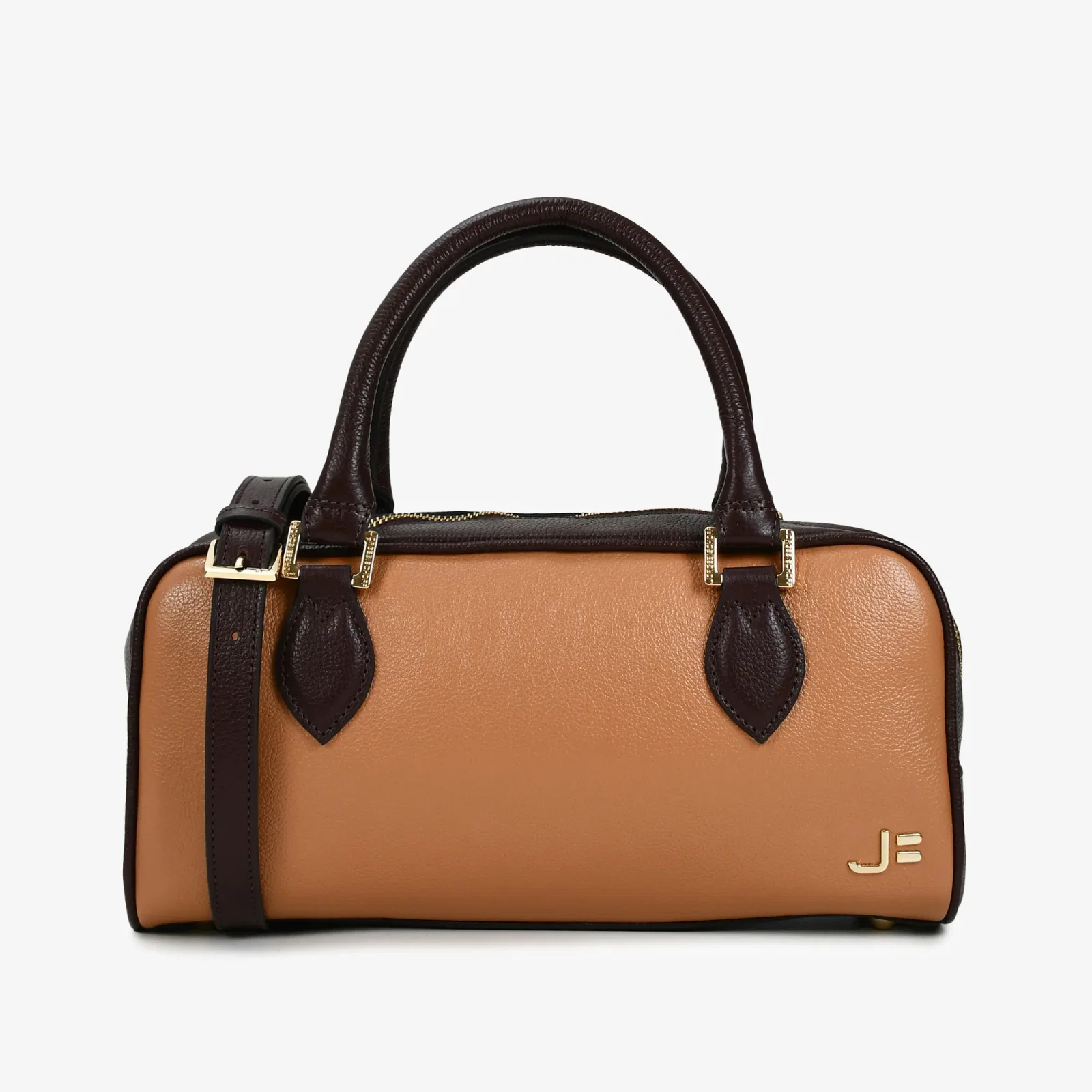 Bolsa Baú Caramelo Álamo Marrom Terroir Couro