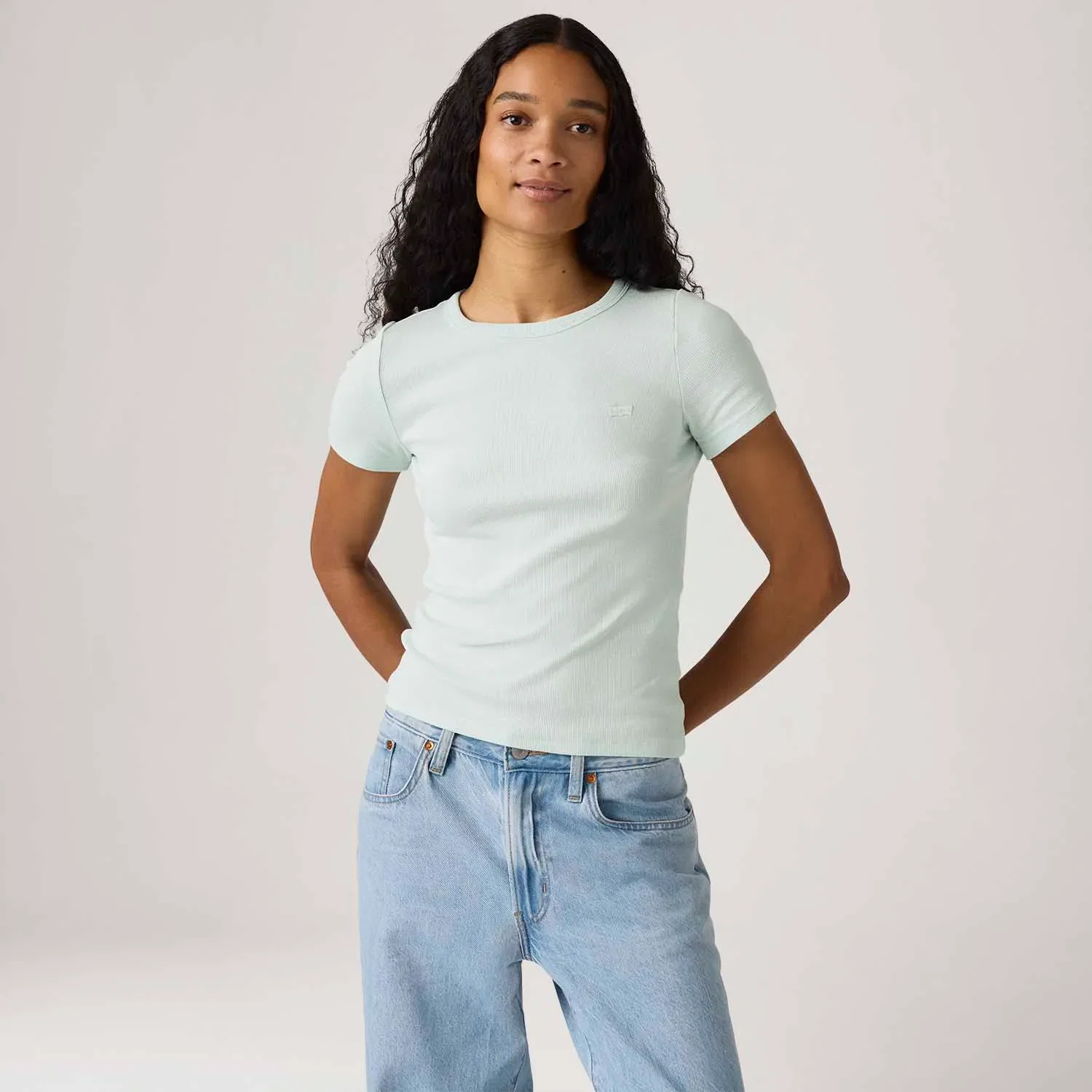 Camiseta Levi's® Hayes Verde Claro Manga Curta — imagem 1