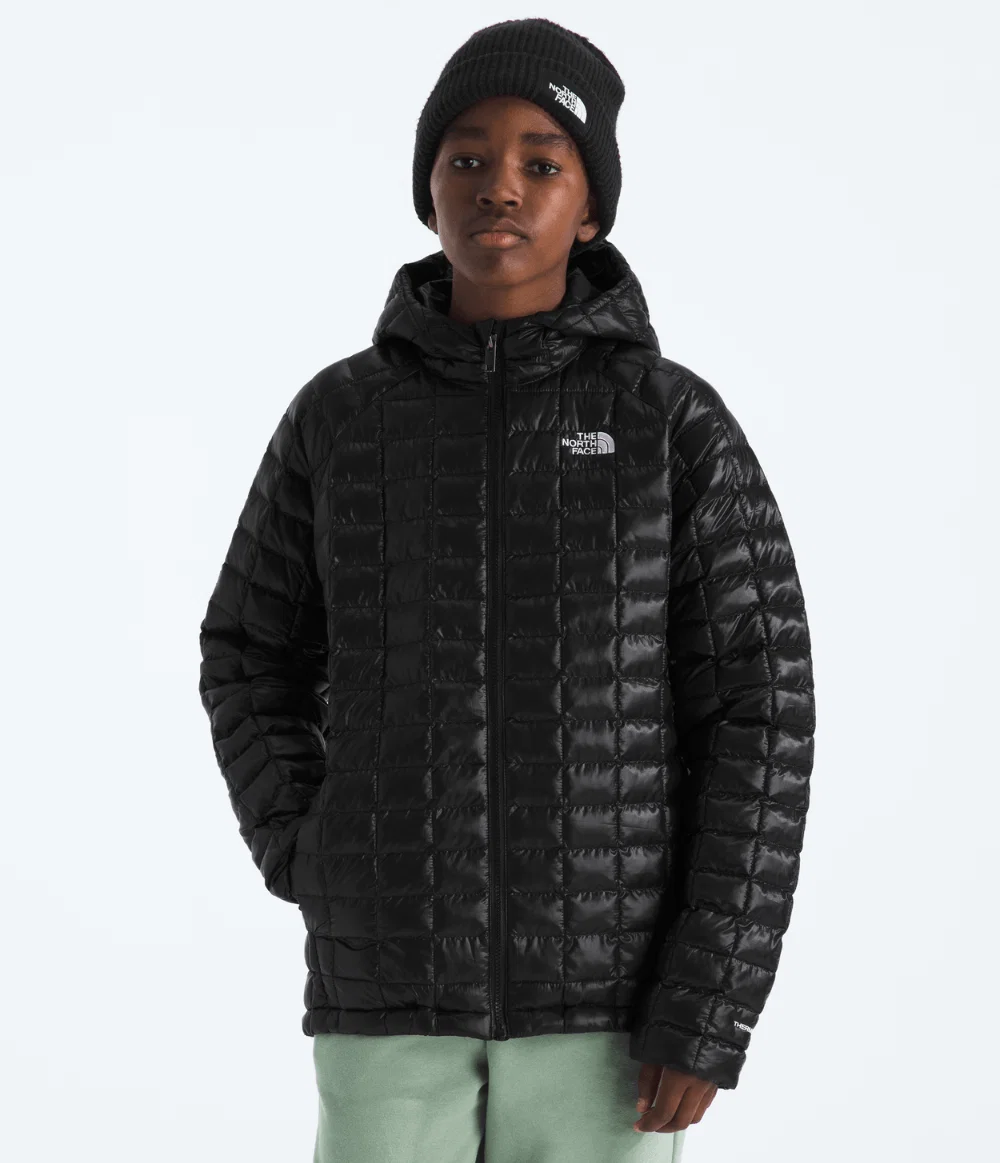 Jaqueta Infantil Teen Thermoball Hooded Tnf Black