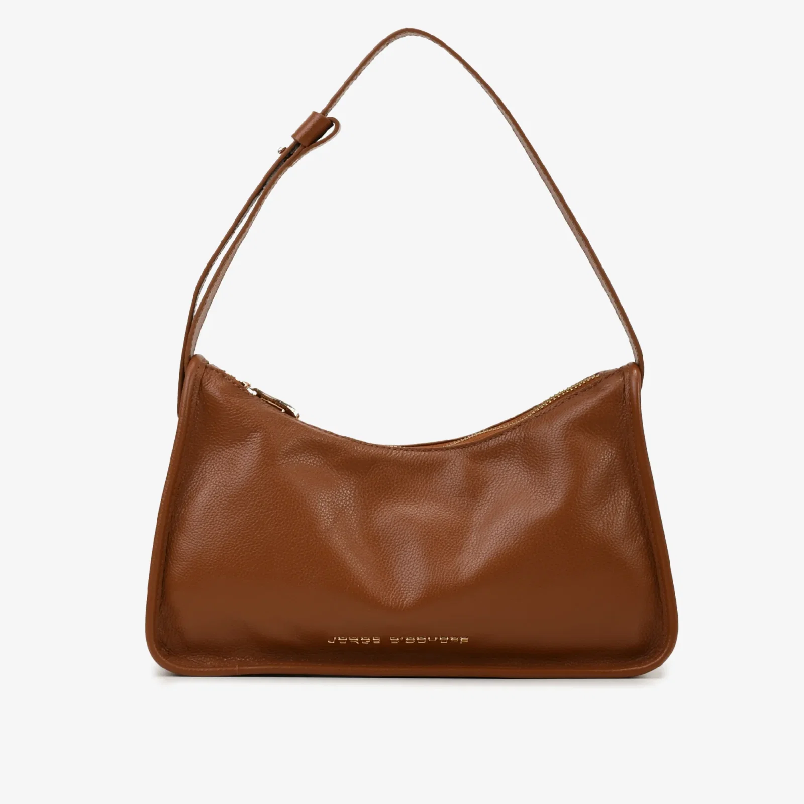 Bolsa De Ombro Caramelo Mascavo Couro — imagem 1