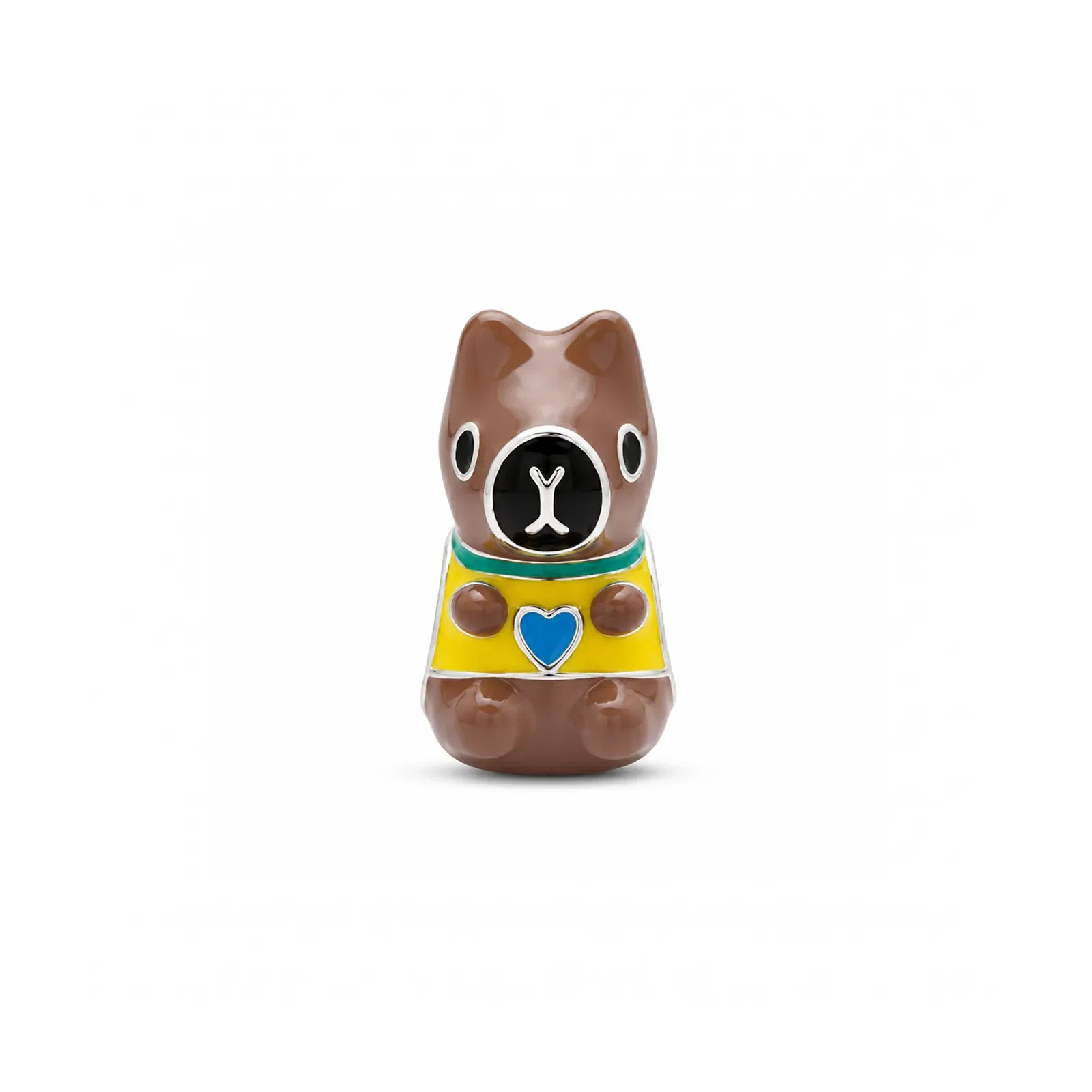 Pingente Life Capivara Brasil em Prata 925