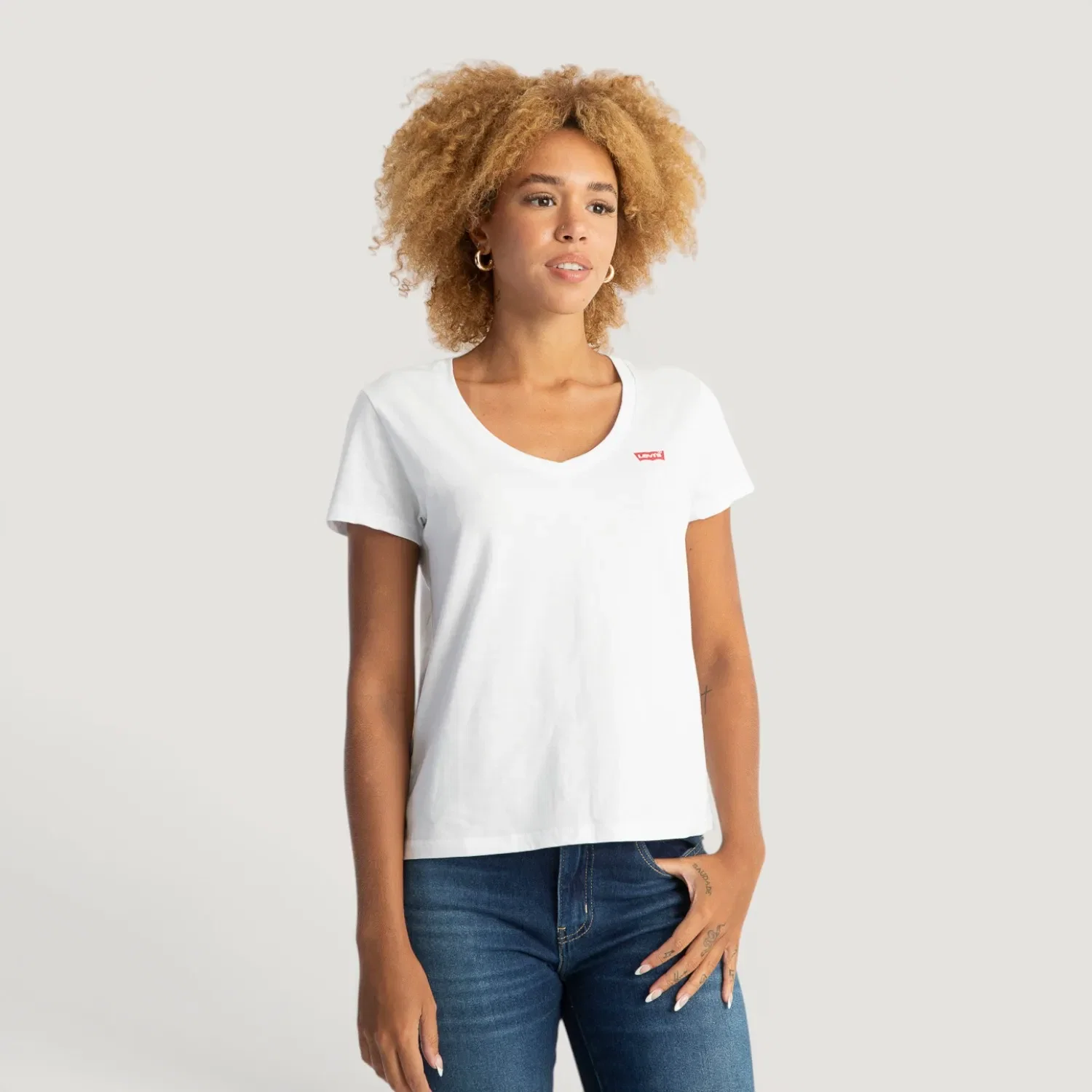 Camiseta Levi's® The Perfect Manga Curta — imagem 1
