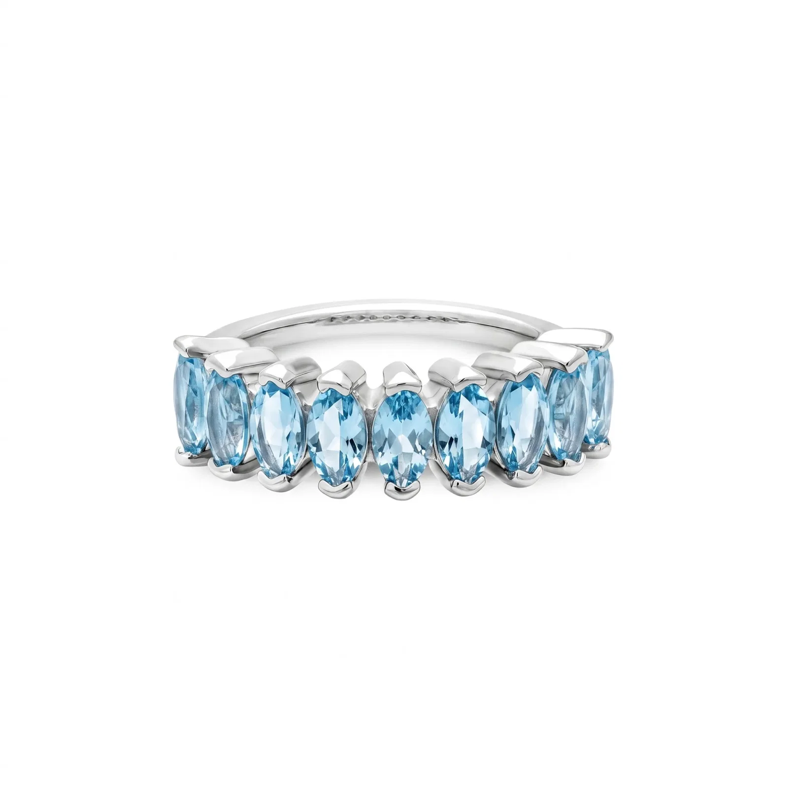 Anel Life Éden em Prata 925 com Zircônia Azul — imagem 1