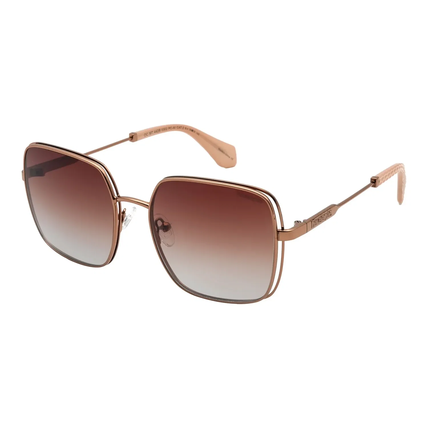 Óculos de Sol Feminino Havaianas Quadrado Caramelo — imagem 1