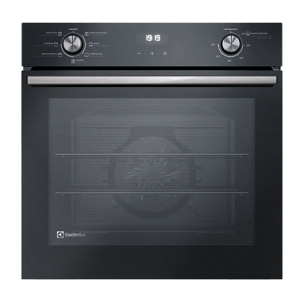 Forno de Embutir Electrolux Elétrico 80L Efficient com PerfectCook360 Preto (OE8EH) — imagem 1