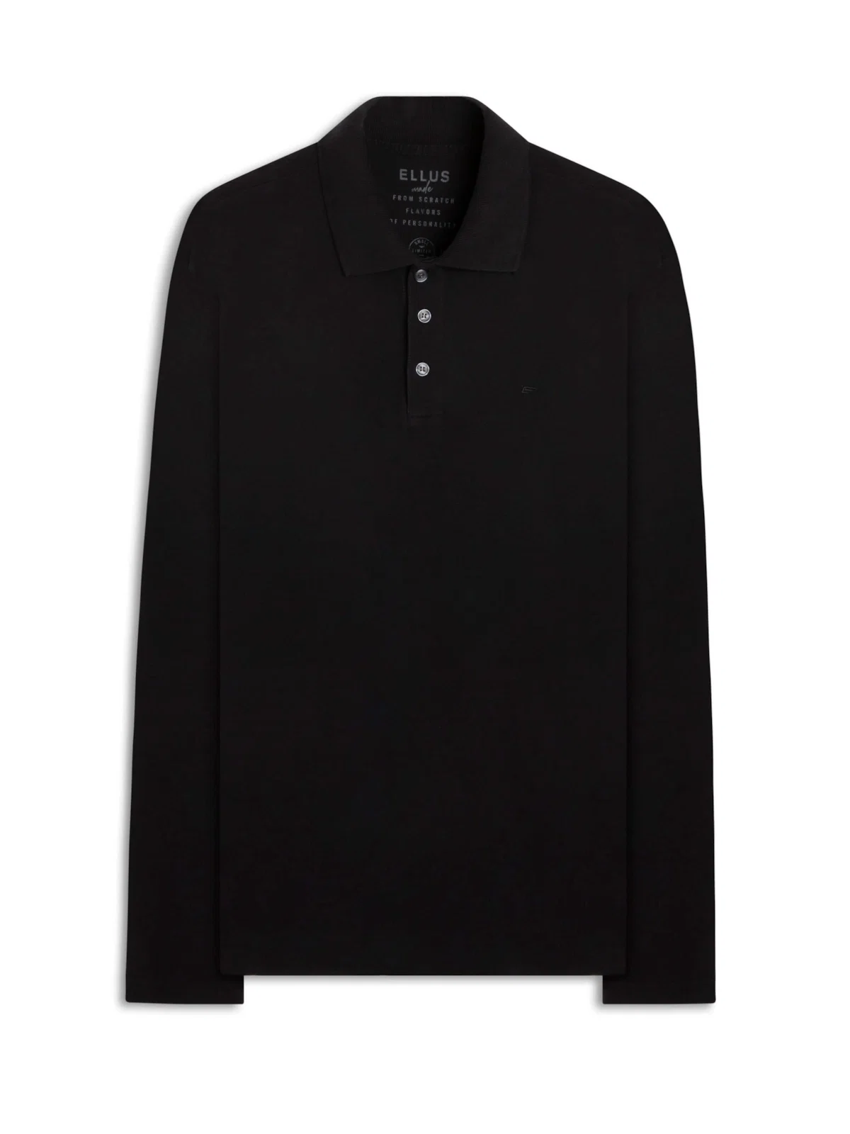 Polo Piquet Easa Classic Preto — imagem 1