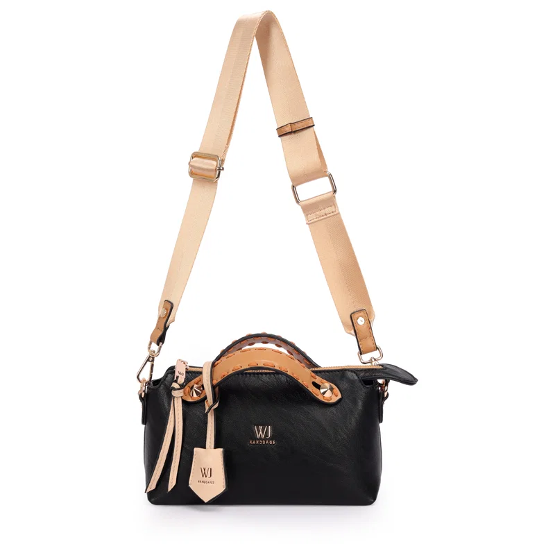 Bolsa Transversal Media Com Detalhe Pesponto