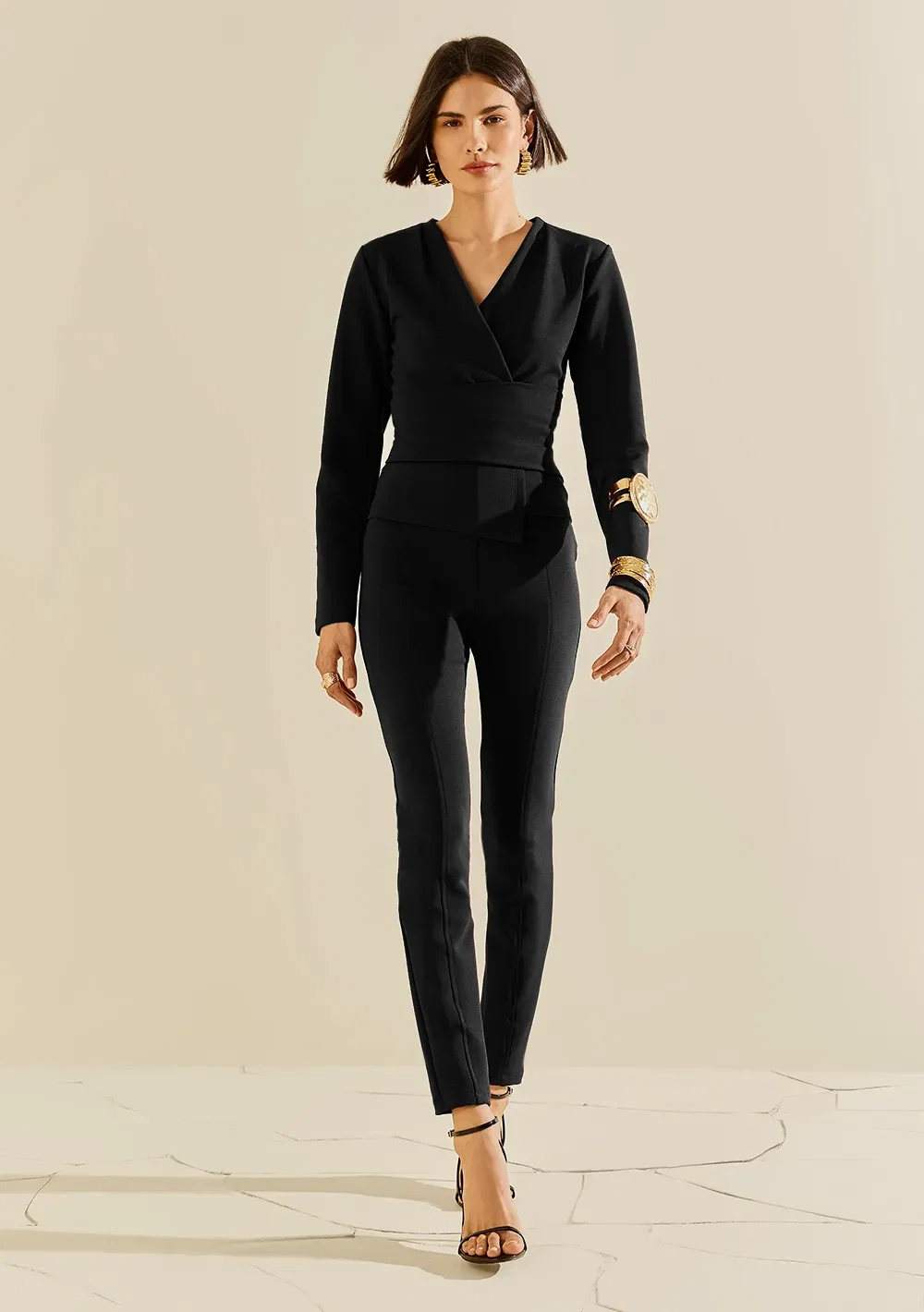 Calça Morena Rosa Legging Alta Preto