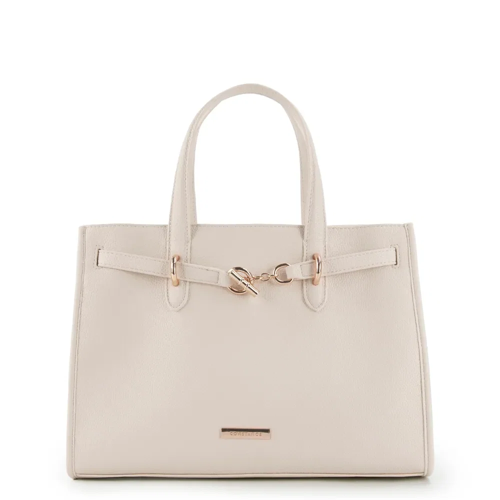 Bolsa Tote Enfeite Off White
