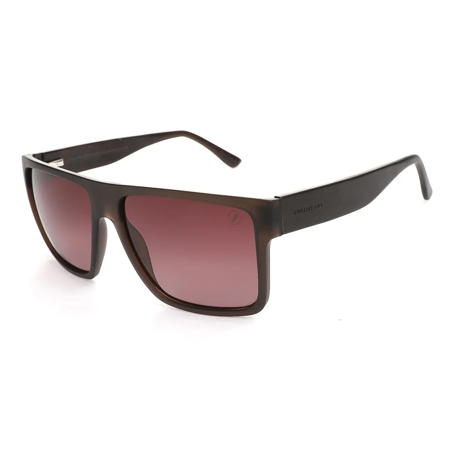 Óculos de Sol Masculino Chilli Beans Quadrado Marrom — imagem 1