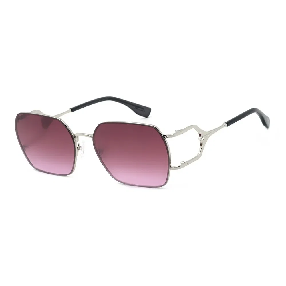 Óculos de Sol Feminino Alok Space Rave Quadrado Roxo — imagem 1