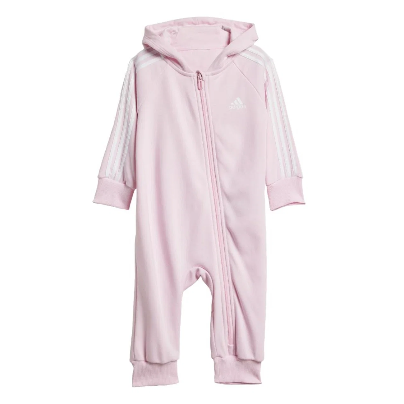 Body de moletinho Adidas Três Listras Essentials infantil — imagem 1