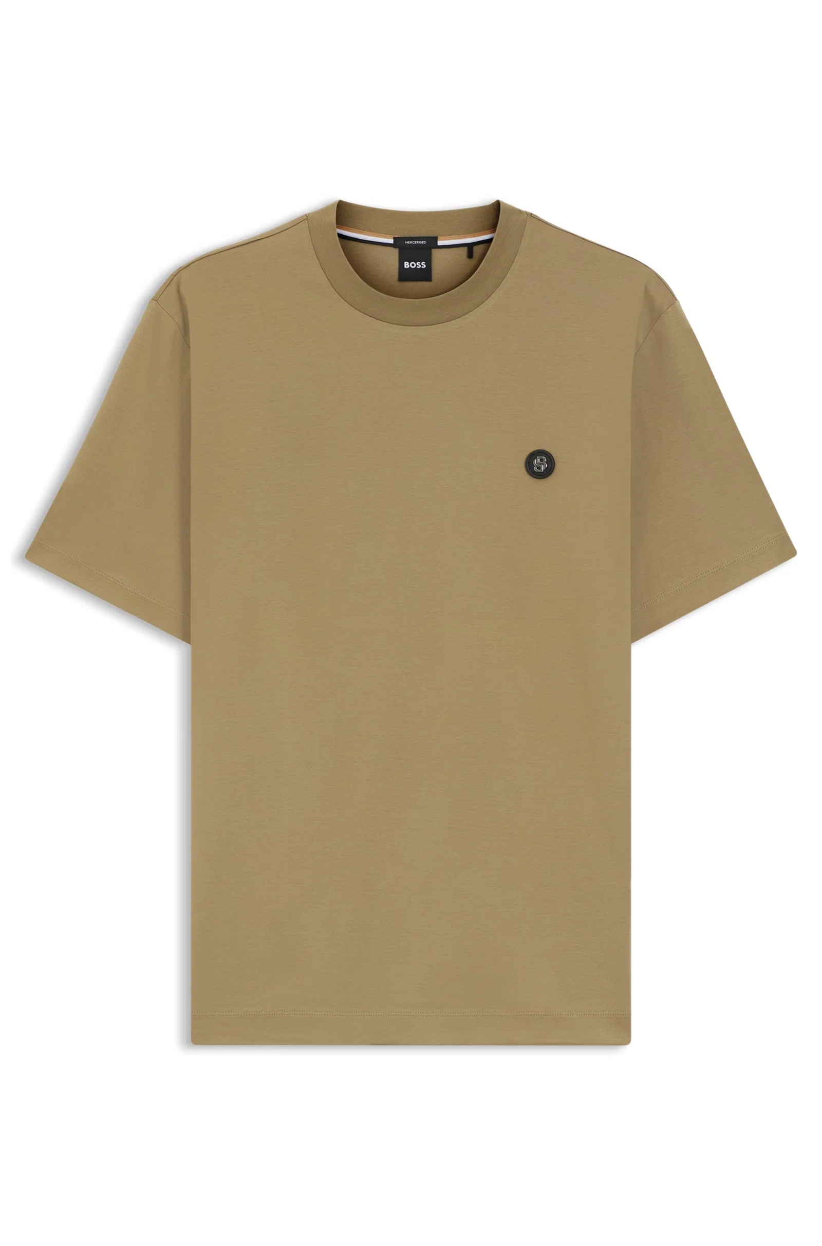 Camiseta De Algodão Mercerizado Com Monograma Double B — imagem 1