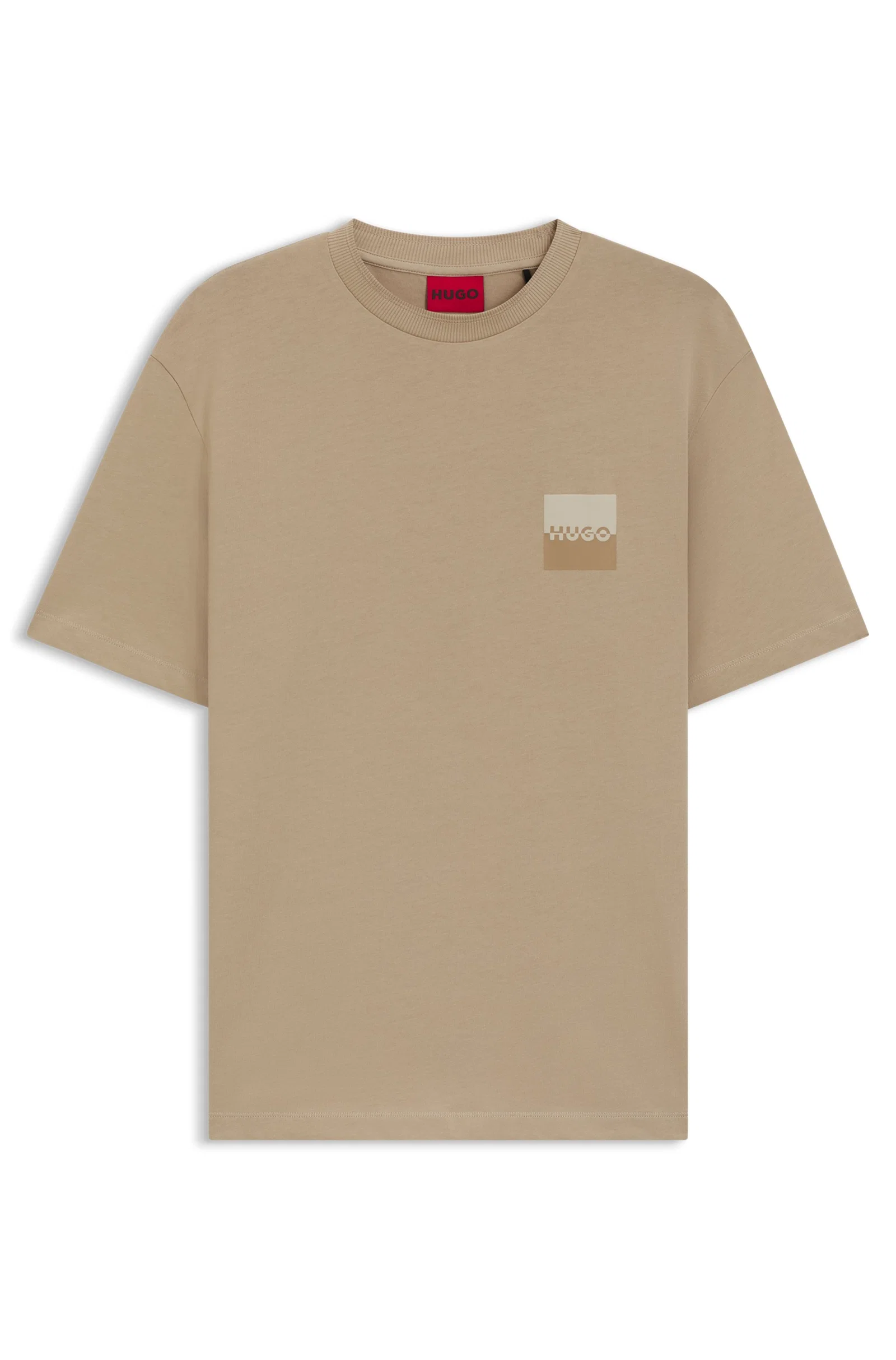 Camiseta Em Algodão Com Logo