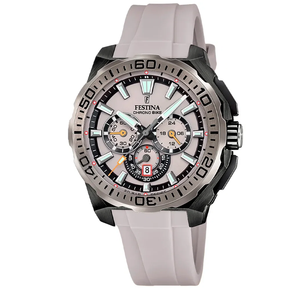 Relógio Festina Masculino em Borracha Cinza F20726-1