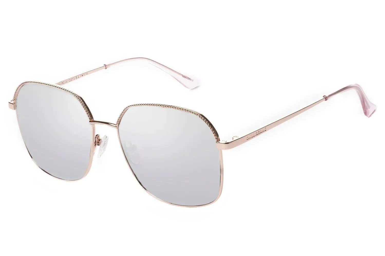 Óculos de Sol Feminino Chilli Beans Quadrado Rosé — imagem 1