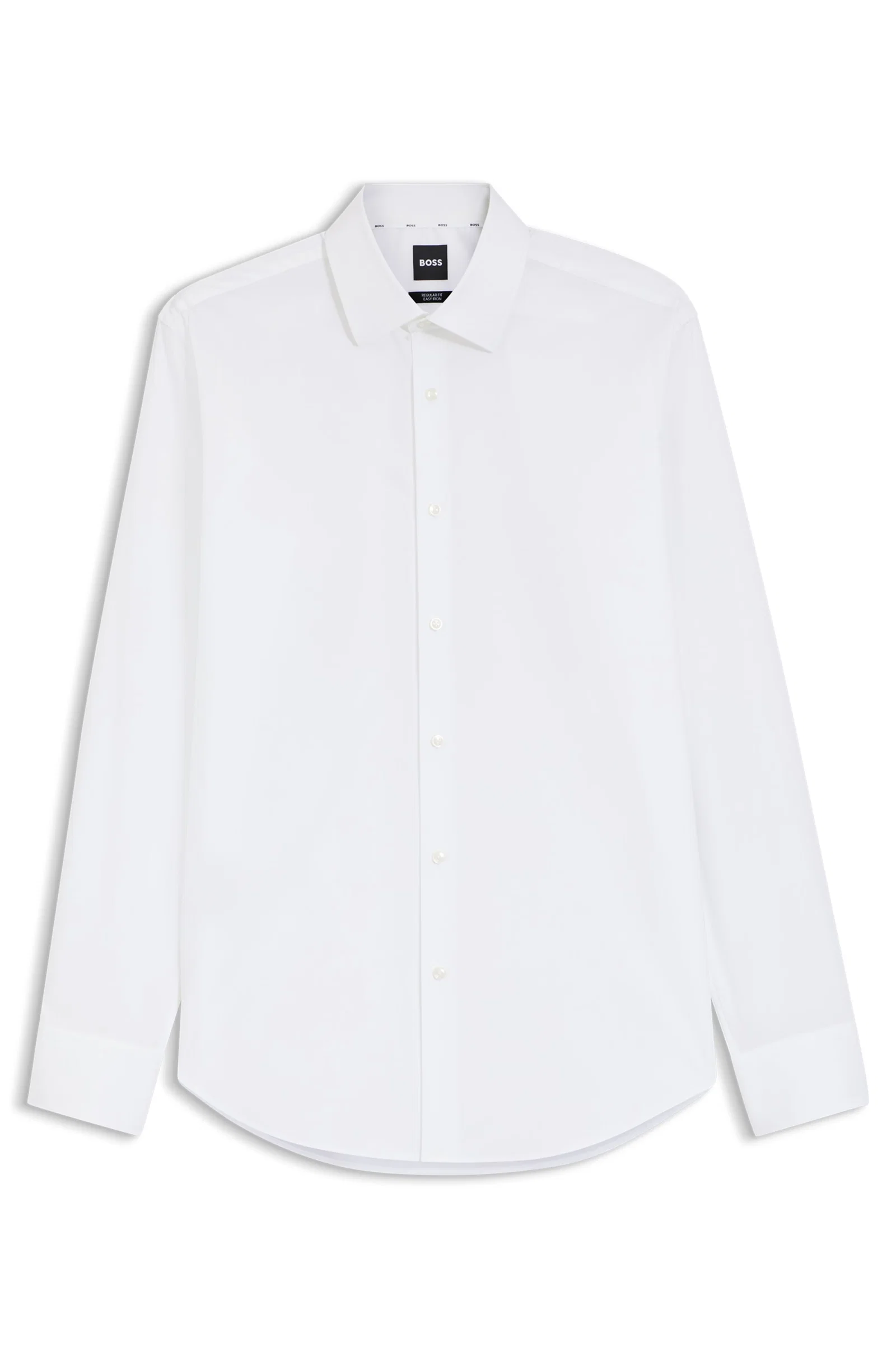 Camisa Regular Fit Em Popelina De Algodão — imagem 1
