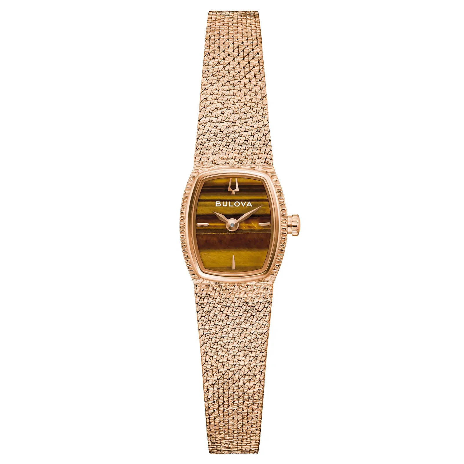 Relógio Bulova Goddess of Time Feminino em Aço Rosé 97L185