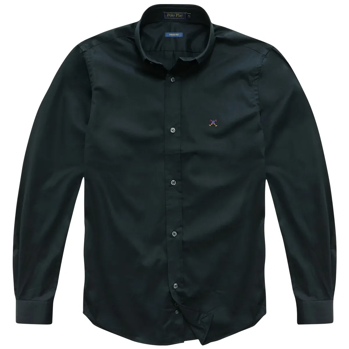 Camisa Dress Button-Down Manga Longa