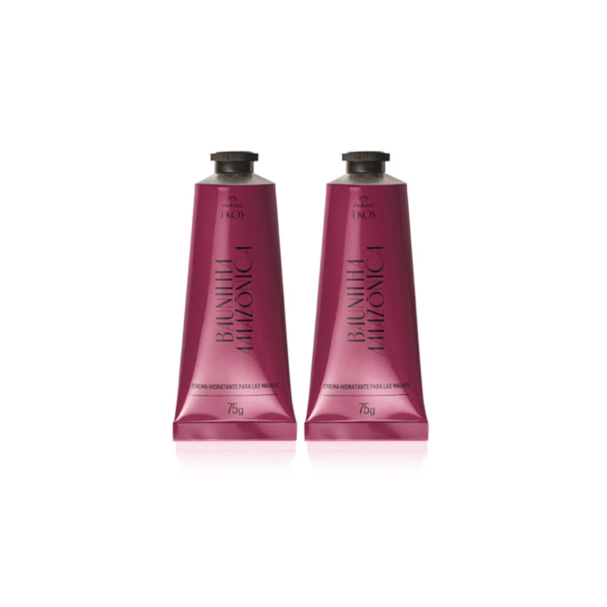 Kit Ekos Creme Hidratante para as Mãos Baunilha Amazônica 2 unidades de 75 g