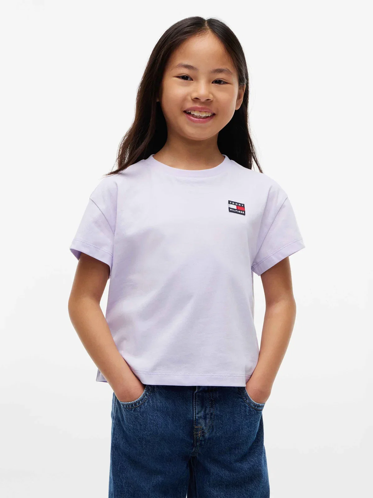 Camiseta Relaxed em Jersey com Logo Heritage — imagem 1