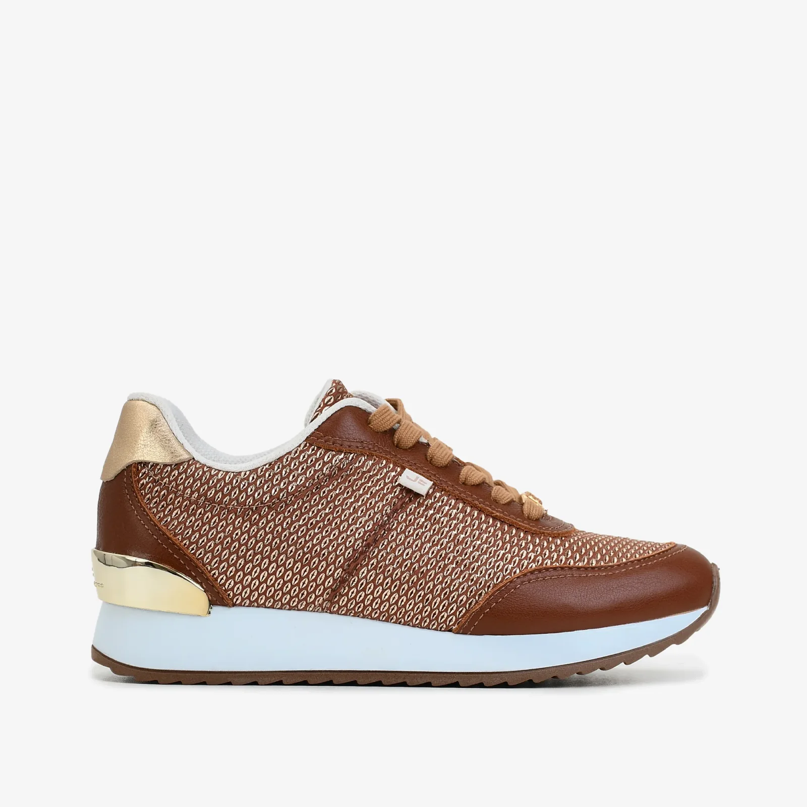 Tênis Jogger Marrom Tabaco Couro