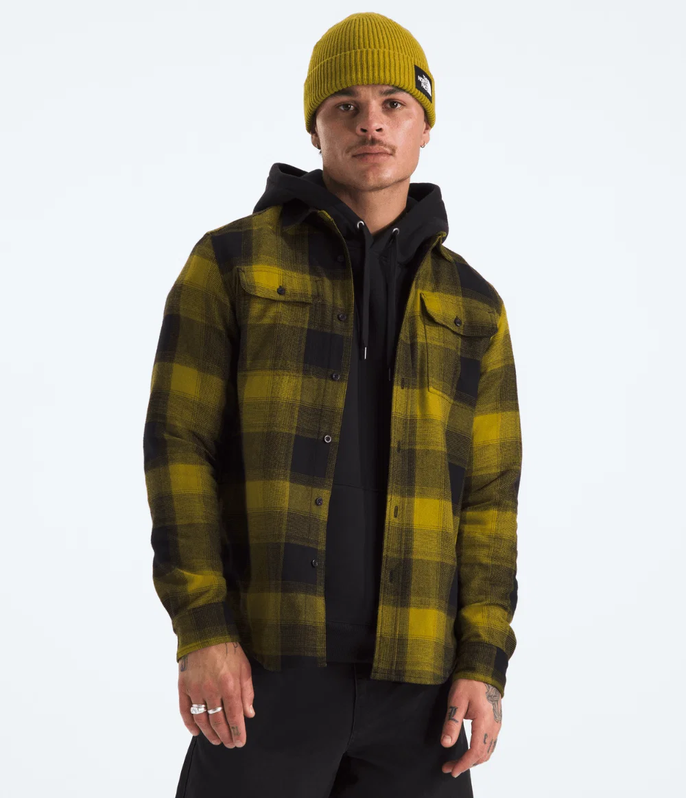 Camisa Masculina Arroyo Flannel Deep Dijon TNF Shadow Plaid