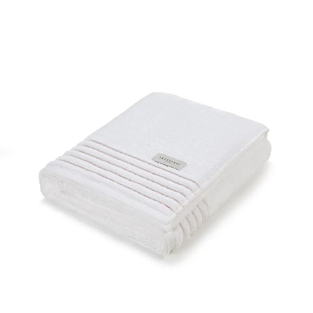 Toalha de Rosto Trussardi Palladio Branco / Rosato