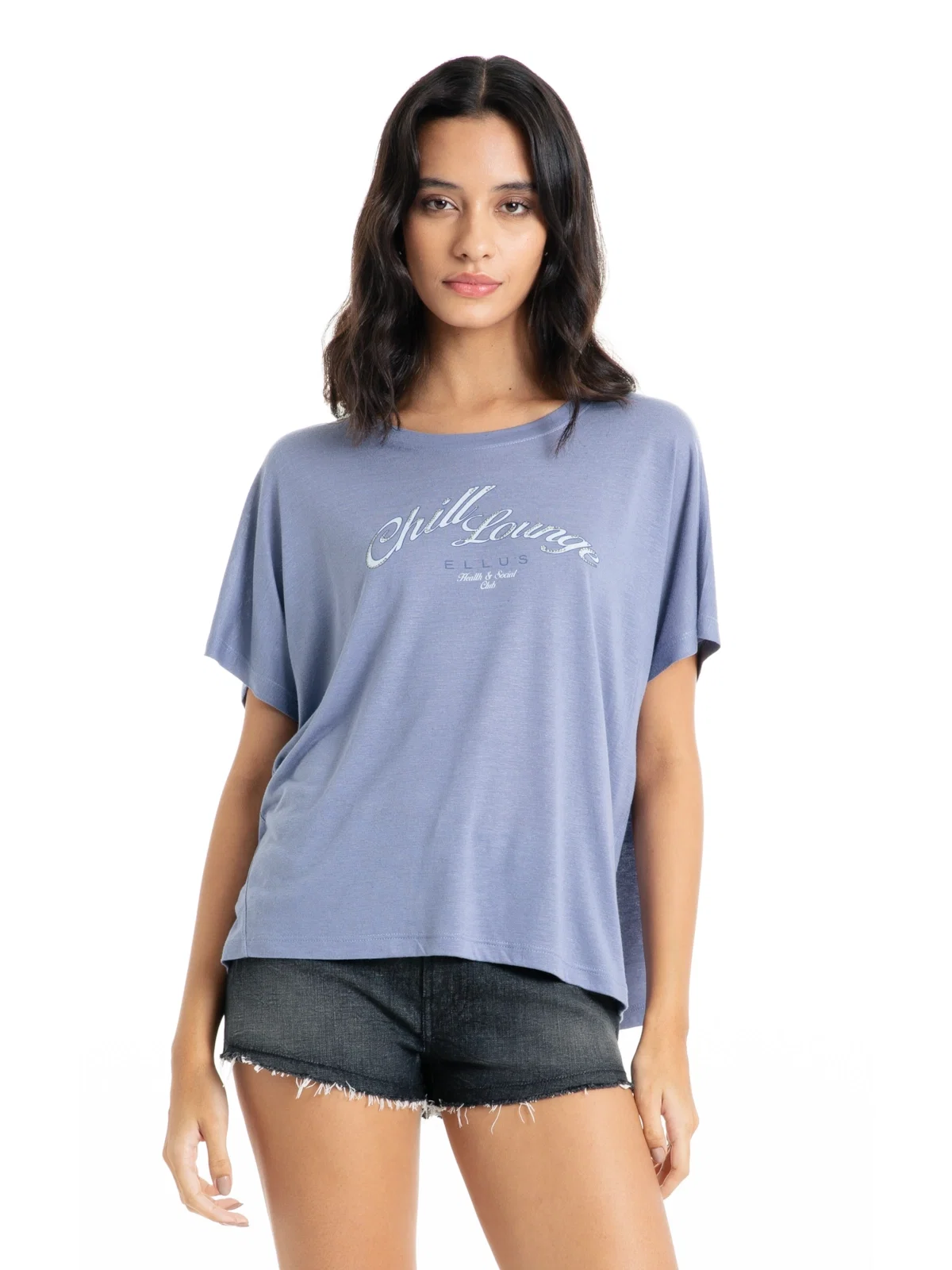Blusa Ellus Chill Lounge Azul Jeans