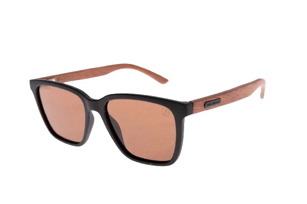Óculos de Sol Masculino Chilli Beans Bamboo Clássico Polarizado Marrom