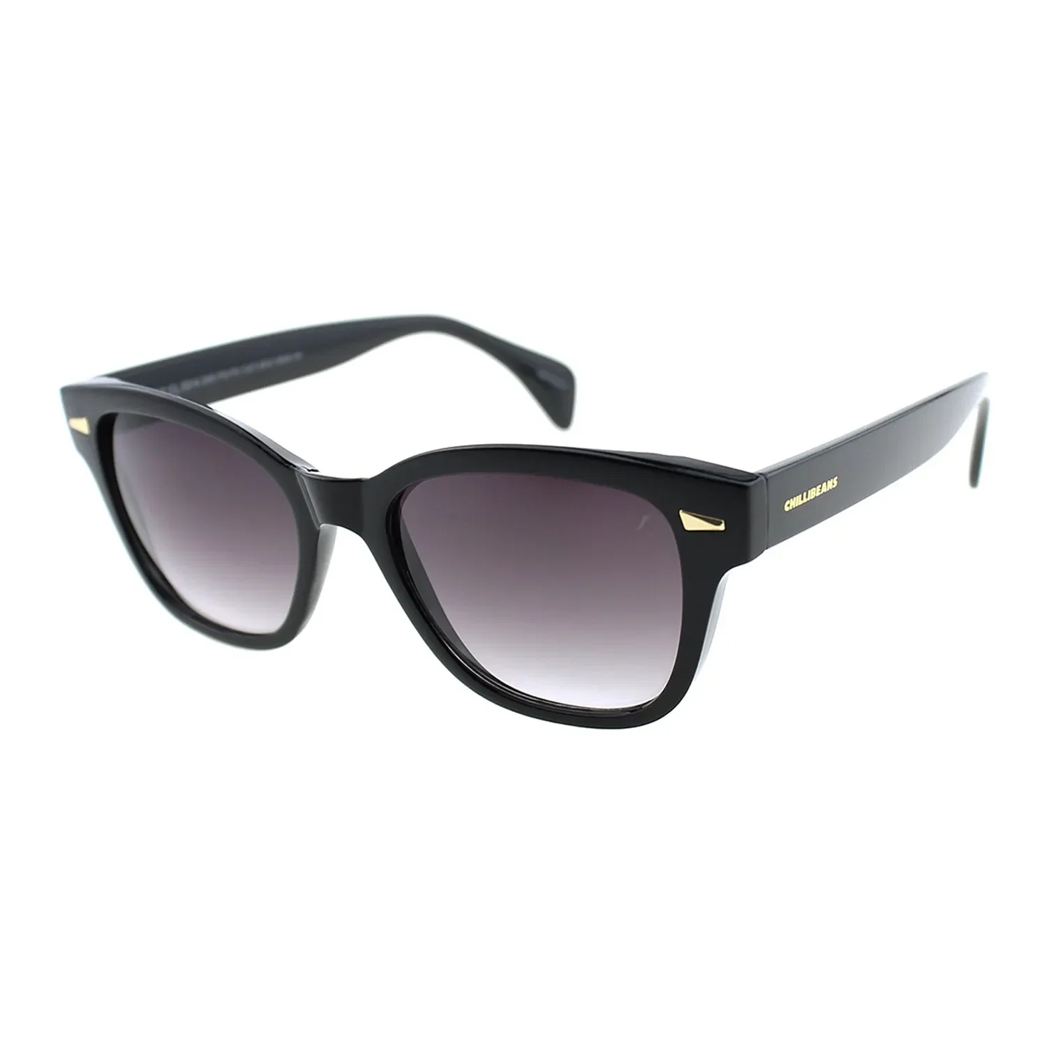 Óculos de Sol Feminino Chilli Beans Redondo Degradê Preto — imagem 1